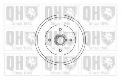 QUINTON HAZELL bdr449 -  Тормозной барабан